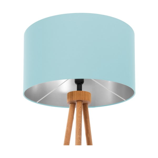 Stojací lampa Light Blue Silver-image-2