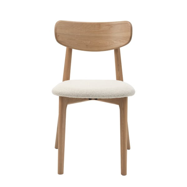 Трапезен стол в кремав и естествен цвят Elim – Unique Furniture-image-3