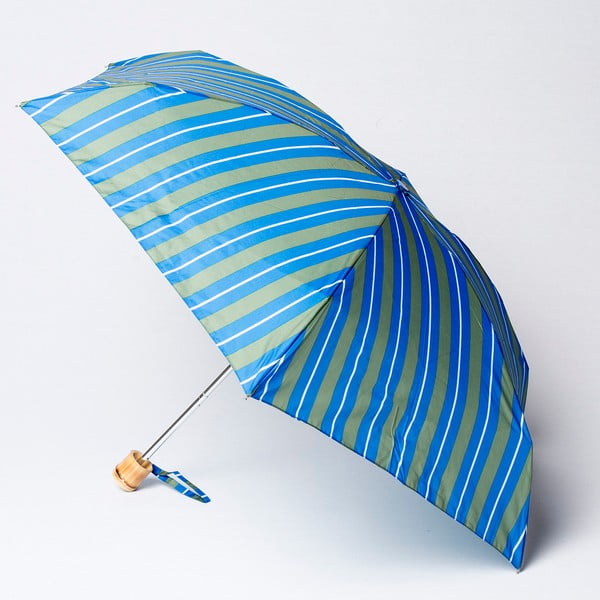 Сгъваем чадър Alvarez Stripe Green Blue - Alvarez Romaneli