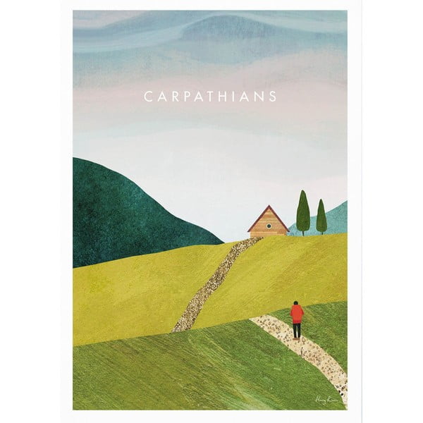 Плакат 50x70 cm Carpathians - Travelposter