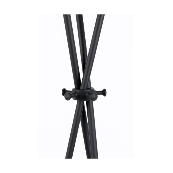 Черна стоманена стойка за връхни дрехи Darwin – White Label-image-4