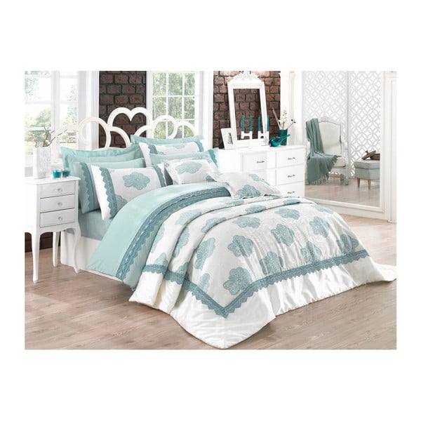 Комплект спално бельо, чаршафи и покривка за двойно легло Exclusivo Maresso, 200 x 220 cm - Mijolnir