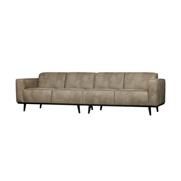 Сив диван от изкуствена кожа , 280 см Statement - BePureHome-image-4