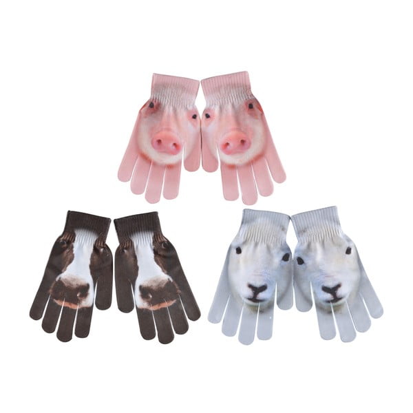 Комплект от 3 чифта детски ръкавици Farm - Esschert Design