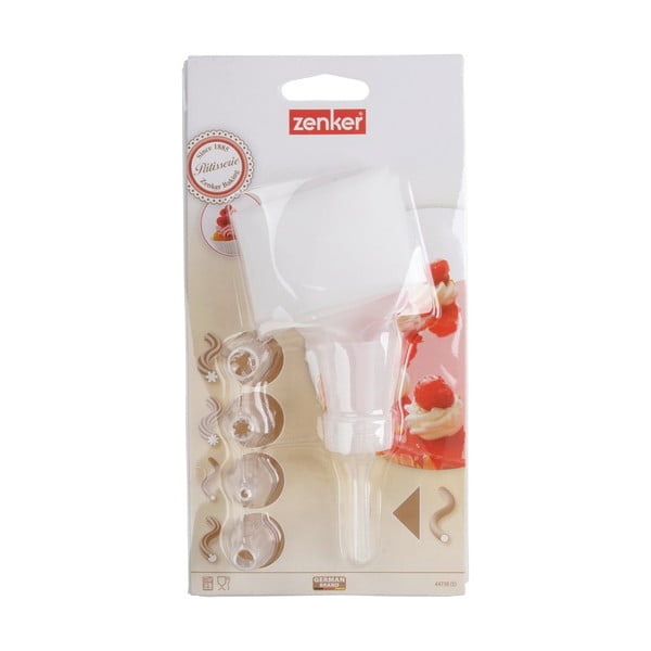 Комплект от торбичка за сладкиши и 5 приставки за сладкарница - Fackelmann-image-1