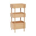 Конзолна маса от масивен дъб в естествен цвят 34x43 cm Stack – Hübsch