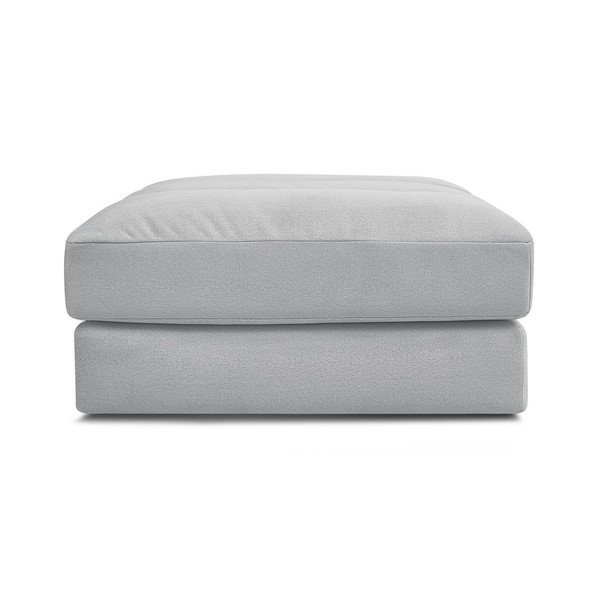 Светлосива кадифена табуретка Sierra – Bobochic Paris