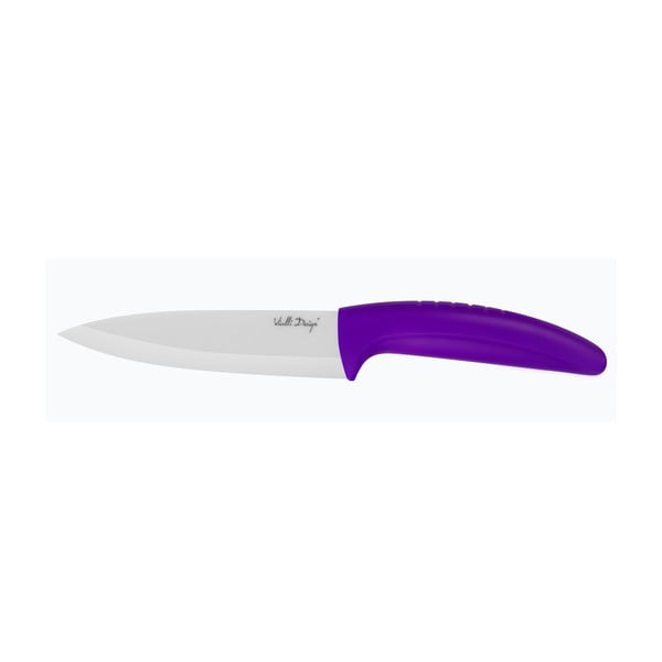 Keramický krájecí nůž, 13 cm, fialový