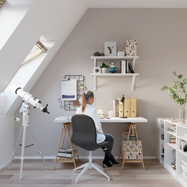 Черна метална настолна лампа (височина 43 cm) Etna – Sollux-image-4