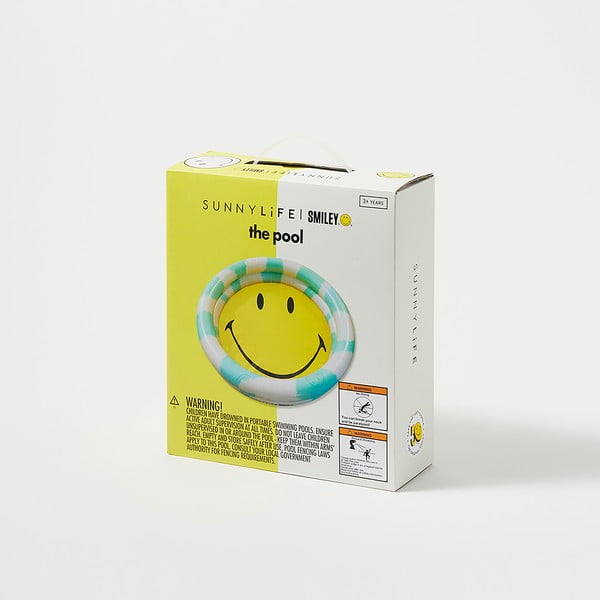 Надуваем басейн , ø 165 cm Smiley - Sunnylife-image-4