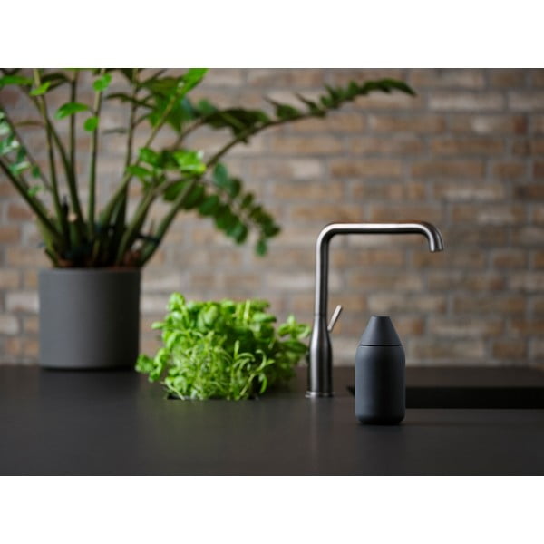 Черен силиконов диспенсер за сапун 300 ml Singles – Zone-image-3