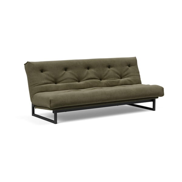 Зелен сгъваем диван от рипсено кадифе 200 cm Fraction – Innovation-image-2