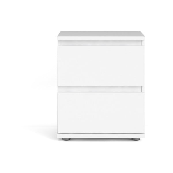 Бяло нощно шкафче Nova – Tvilum-image-2