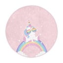 Розов детски килим ø 120 cm Comfort - Mila Home