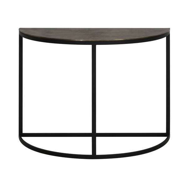 Метална конзолна маса бронзова 42x100 cm Peto – Light & Living