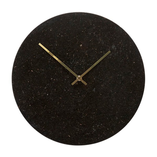 Nástěnné mramorové hodiny Hübsch Brandi, ø 35 cm