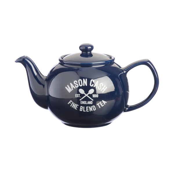 Modrá konvice na čaj Mason Cash Varsity, 1,1 l