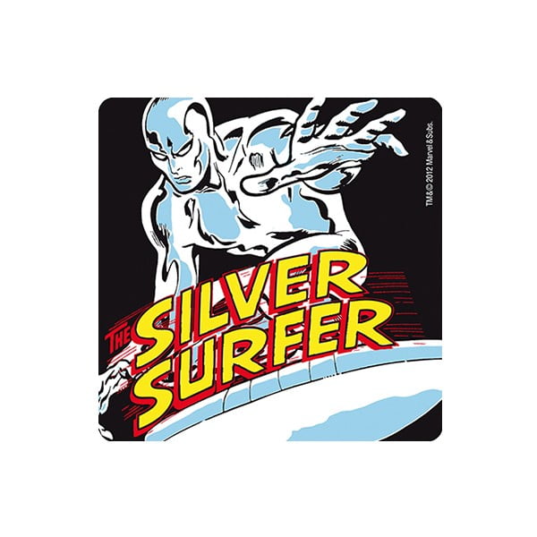 Set 6 tácků Silver Surfer