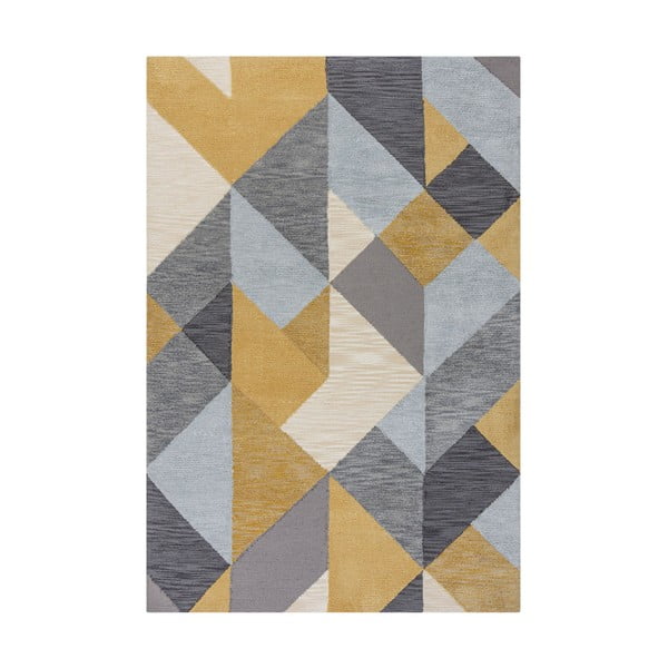 Сив и жълт килим , 160 x 230 cm Icon - Flair Rugs