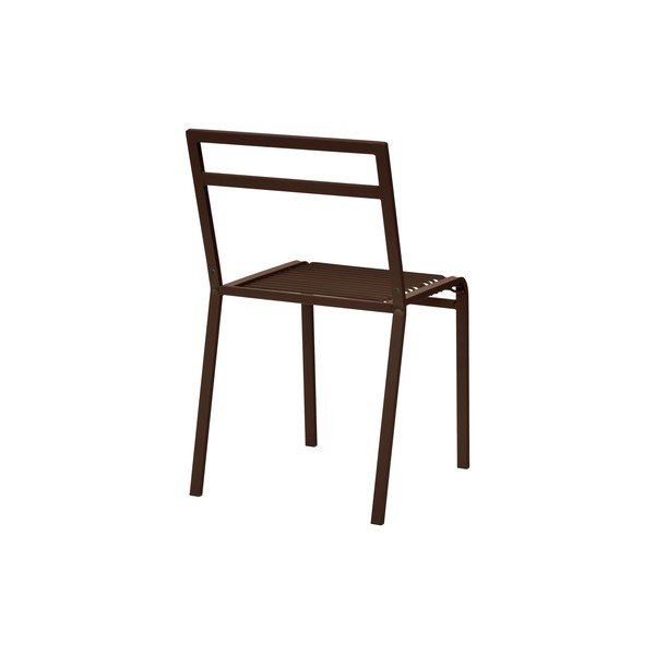 Тъмнокафяв градински стол метален Oto – noo.ma-image-3