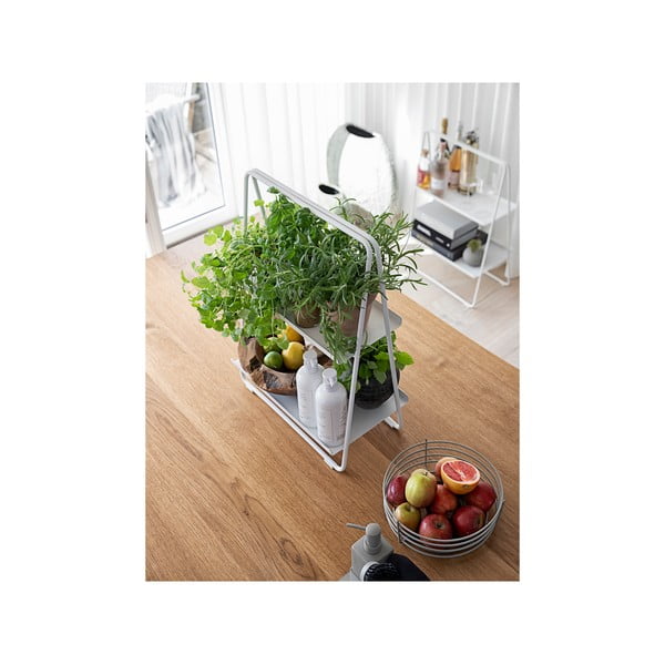 Светлосива метална етажерка 23x58 cm A-Table - Zone-image-2