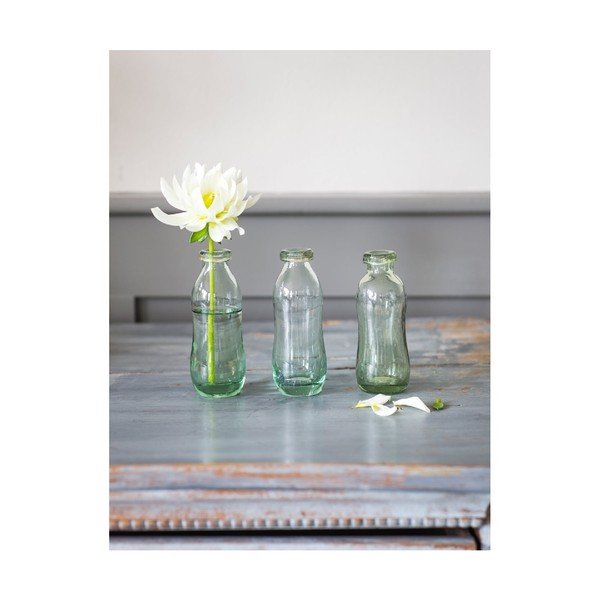 Комплект от 3 стъклени бутилки Бутилки, ø 5 cm - Garden Trading-image-1