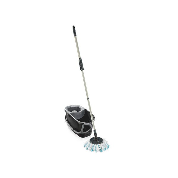 Ротационен моп с кофа Clean Twist Disc Mop Ergo Black – LEIFHEIT