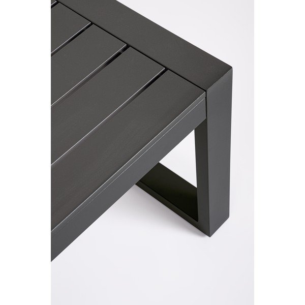 Антрацитен алуминиев градински комплект за отдих за 4 Hilde – Bizzotto-image-3