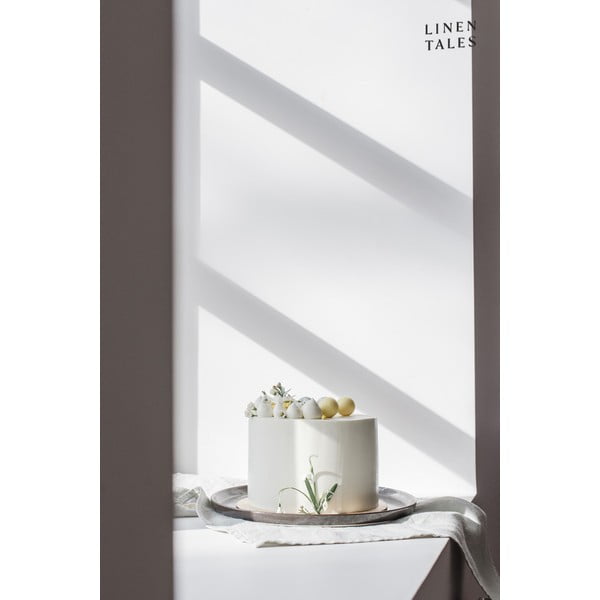 Светлосива ленена кърпа за чай , 65 x 45 cm - Linen Tales-image-1