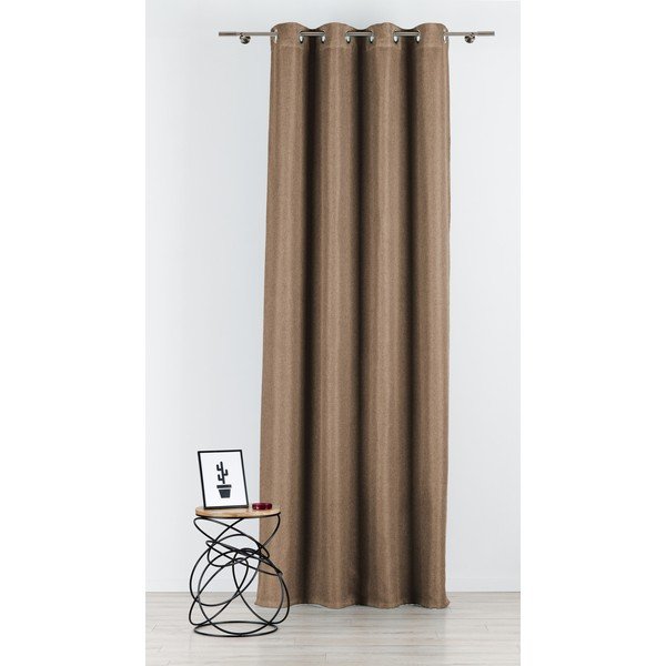 Кафява завеса 140x260 cm Avalon - Mendola Fabrics-image-2