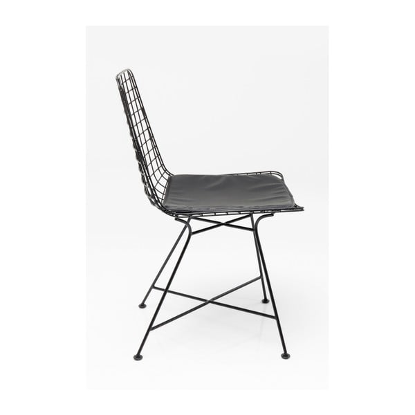 Стол за хранене от черна стомана Grid - Kare Design-image-1