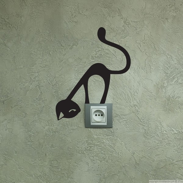 Забавен стикер за котка - Ambiance