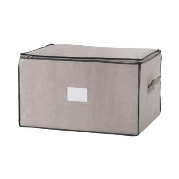Šedý textilní úložný box Compactor Tote, 44 x 32,5 cm