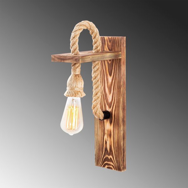 Стенна лампа в естествен цвят Erebos – Opviq lights-image-3