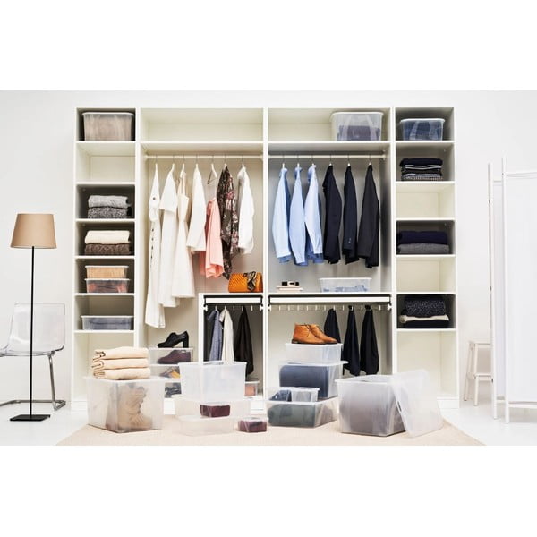 Пластмасова кутия за съхранение с капак 19 л Lona - Rotho-image-3