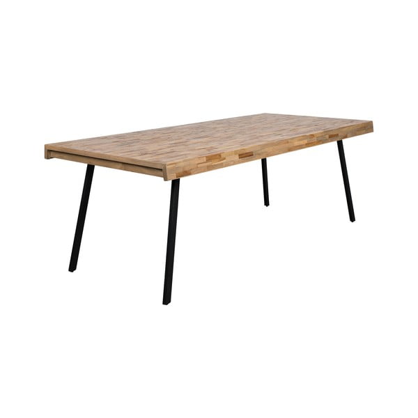 Трапезна маса от тиково дърво 100x220 cm Suri - White Label-image-2