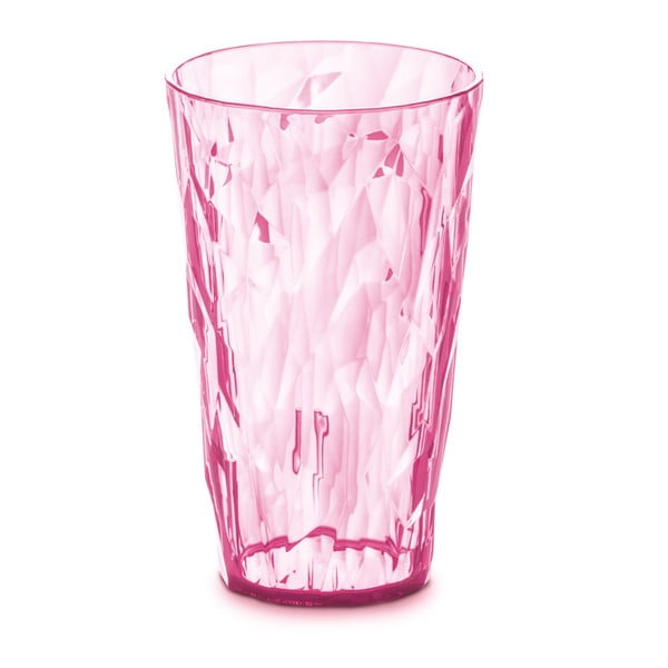Розово пластмасово стъкло Crystal, 400 ml - Tantitoni