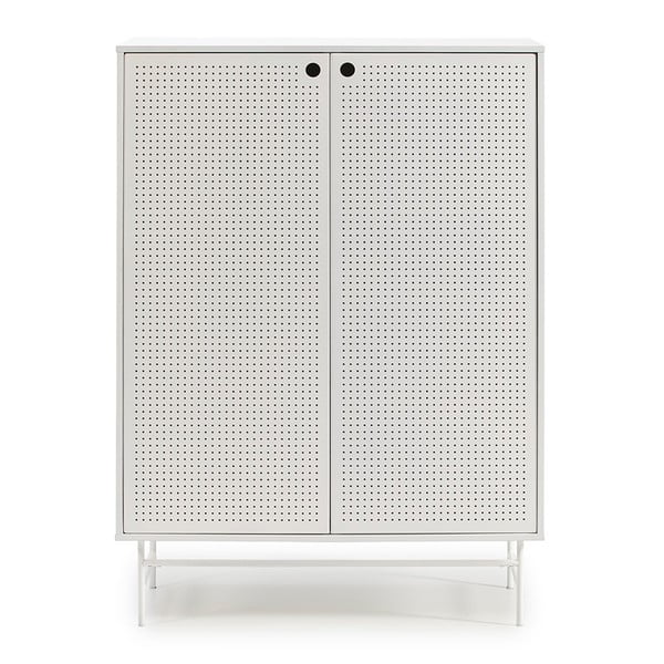 Бял шкаф 93x130 cm Punto - Teulat