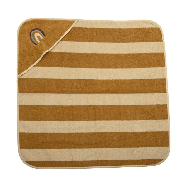 Бебешка кърпа в цвят охра, жълто и бежово 78x78 cm Agnes - Bloomingville Mini-image-2