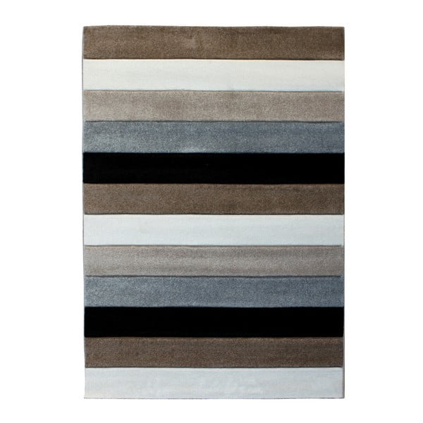 Šedohnědý koberec Tomasucci Lines, 140 x 190 cm