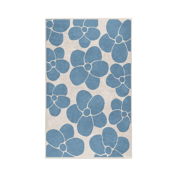 Син килим подходящ за пране 120x180 cm Blue Meadow – Mila Home
