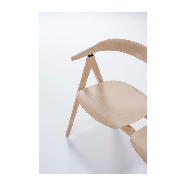 Пейка от естествено дъбово дърво Ava - Gazzda-image-2