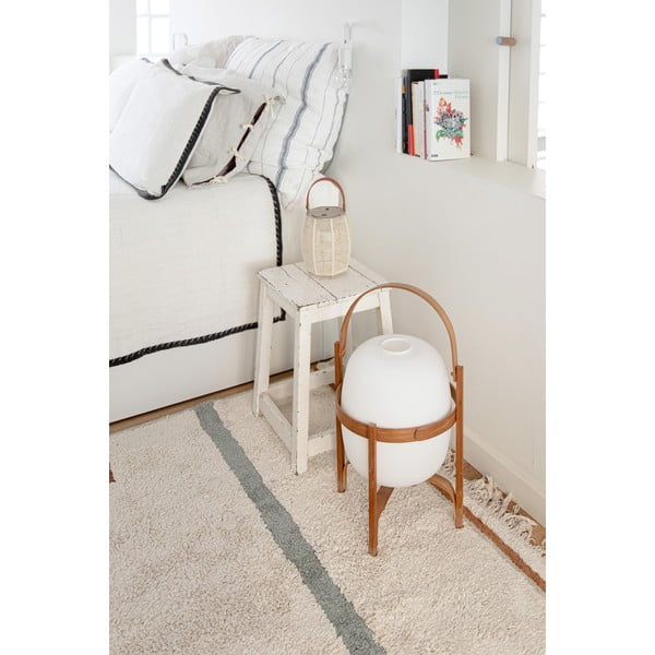 Син и кремав ръчно изработен памучен килим подходящ за пране 140x200 cm Lanes Vintage Blue – Lorena Canals-image-3