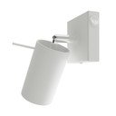 Бял метален прожектор ø 6 cm Etna – Sollux