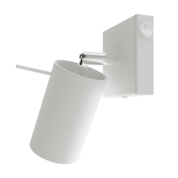 Бял метален прожектор ø 6 cm Etna – Sollux