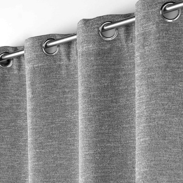 Сива затъмняваща завеса 140x240 cm Dusky – douceur d'intérieur-image-1