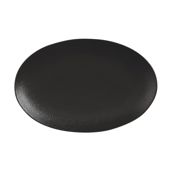 Черна керамична чиния Caviar, 25 x 16 cm - Maxwell & Williams