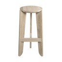 Бар стол от масивен дъб в естествен цвят (височина на седалката 75 cm) Eli – Blomus