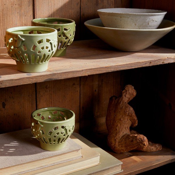 Керамичен свещник Orangery - Kähler Design-image-1