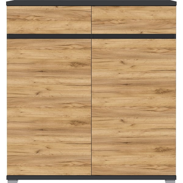 Шкаф за обувки в дъбов декор с чекмеджета Lissabon - Germania-image-1